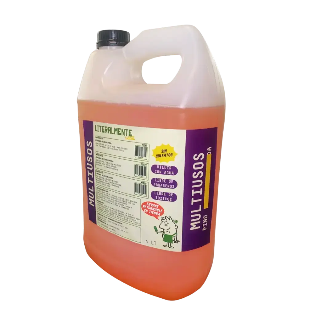 Limpiador Multiusos Biodegradable 4L - Pino 