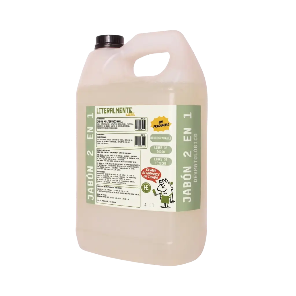 [21681361] Jabón Dermatólogico - 2 EN 1 - Trastes y manos 4Lt