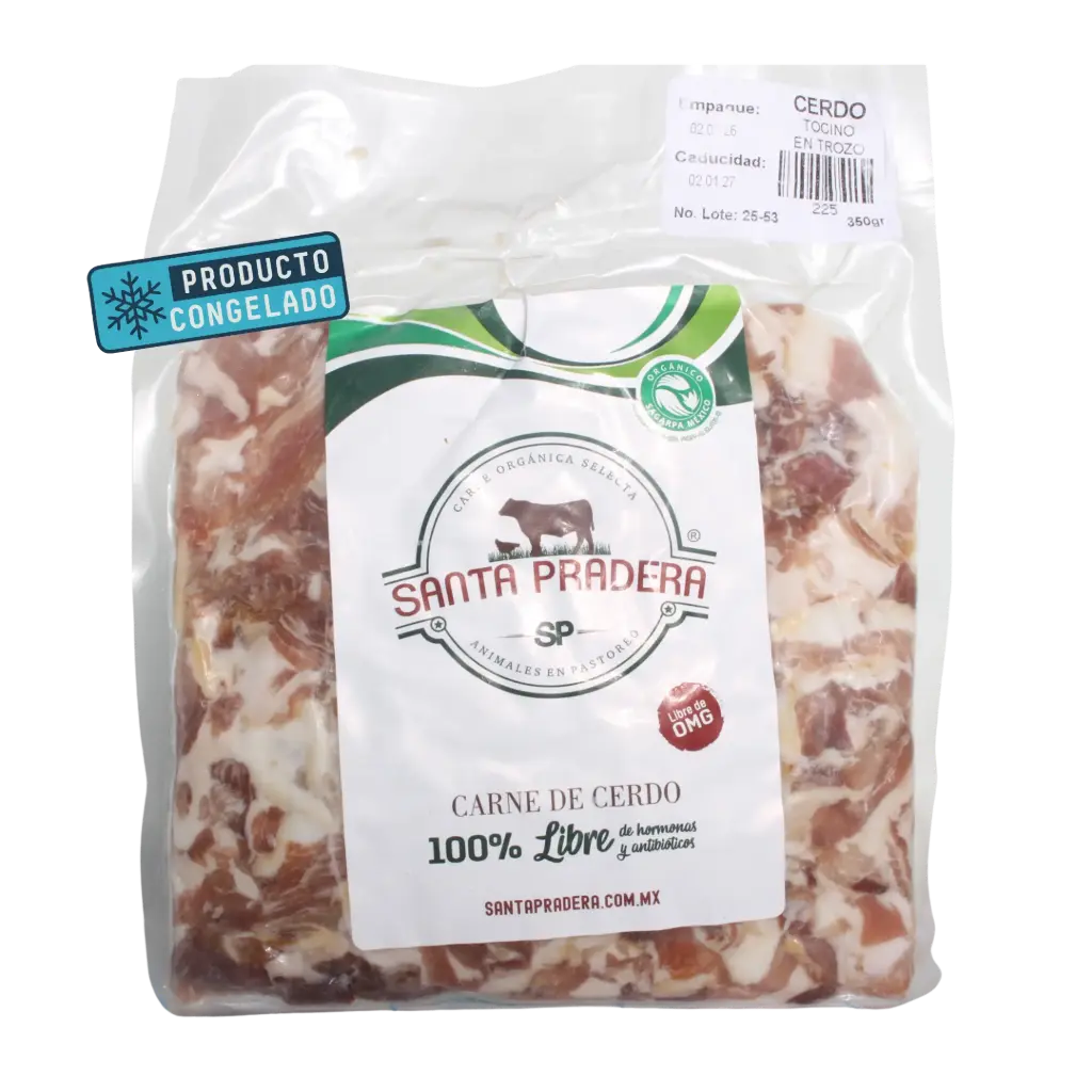 Tocino Ahumado en Trozos Paq 350gr - Santa Pradera