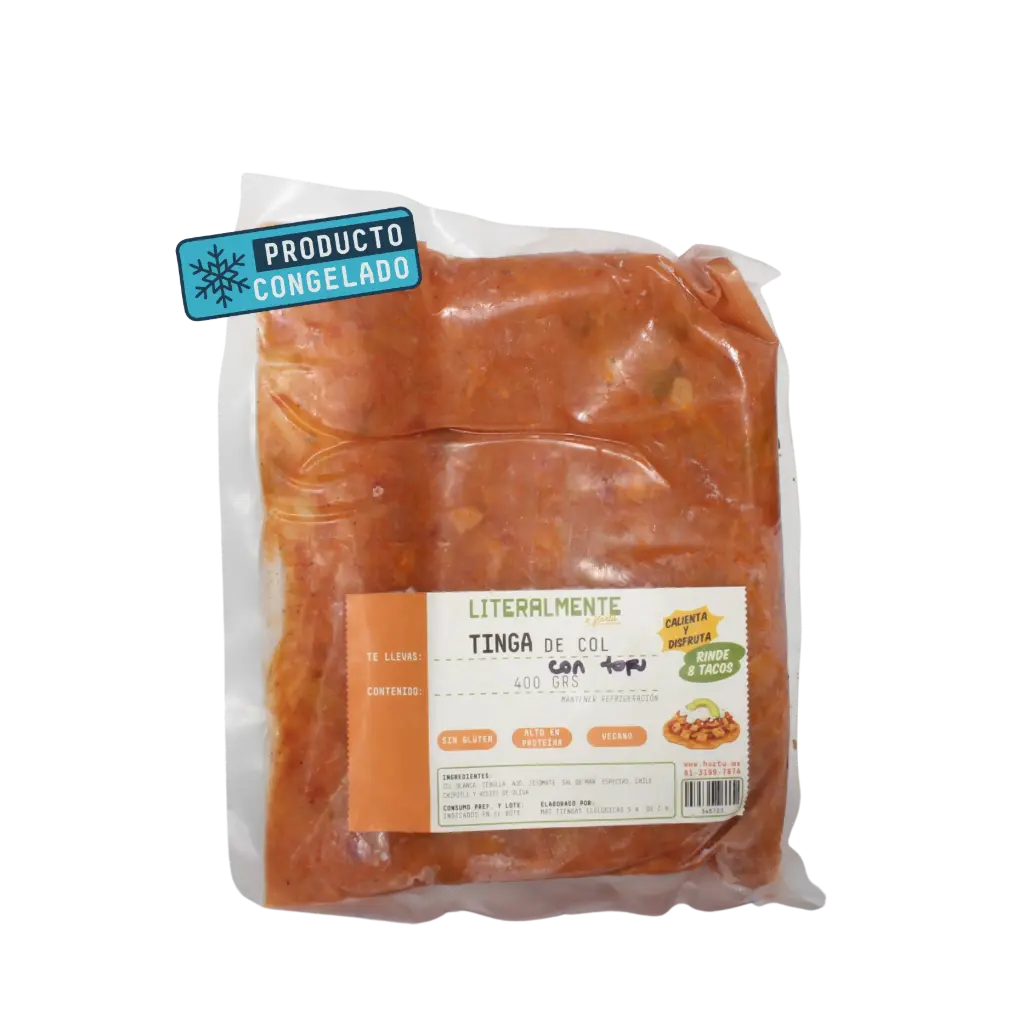 Tinga Vegana de Col y Tofu 400gr
