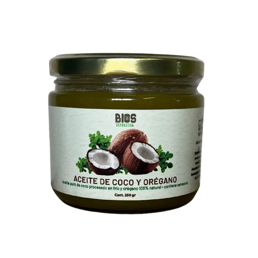 [739802443301] Aceite de Coco con Orégano 300ml Desparasitante Natural