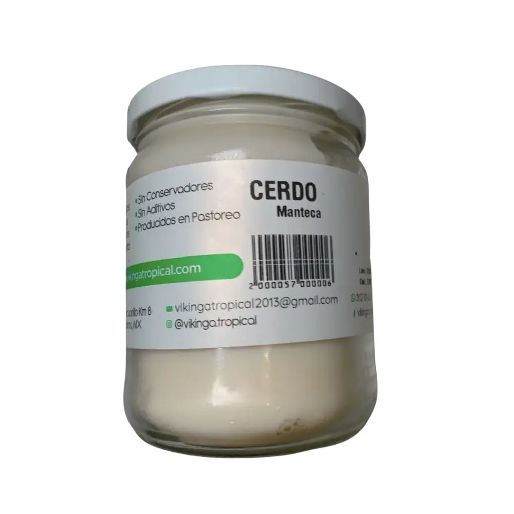 Tallow Res para Cocinar - Frasco 420gr Vikinga Tropical