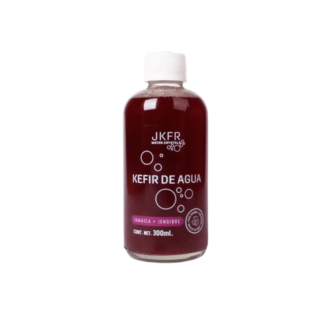 [7500464673503] Kefir de Agua de Jamaica Jengibre - 300ml