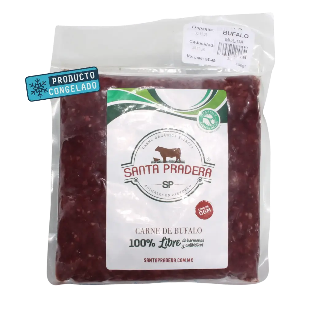 [100000023456307] Molida de Búfalo Libre Pastoreo 500gr - Santa Pradera