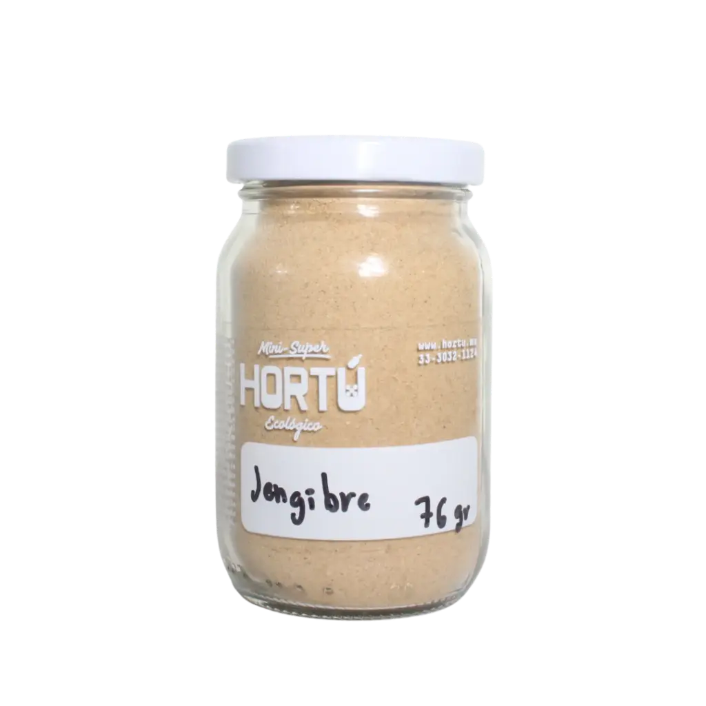 Jengibre en Polvo Orgánico - Frasco 76gr 