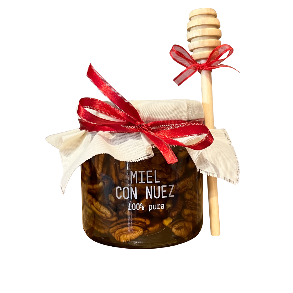 [21681584] Bote Navideño - Miel con Nuez 380gr