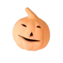 Calabaza de Barro para Vela