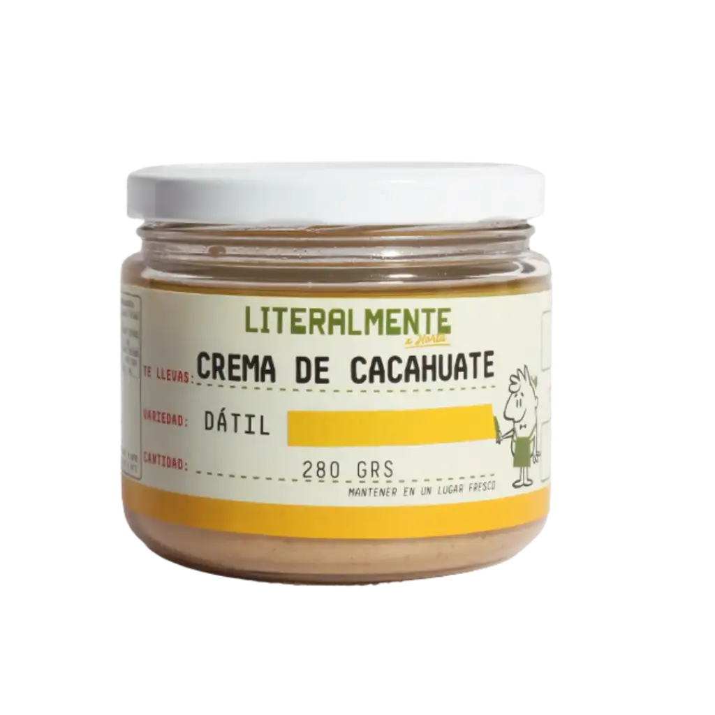 [2168686] Crema de Cacahuate con Dátil - 280gr Frasco
