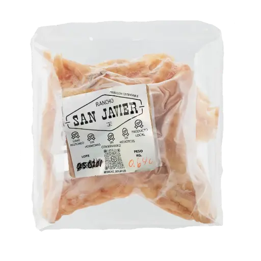 Patitas Pollo Agroecológico Paq 1kg Congelado Rancho San Javier