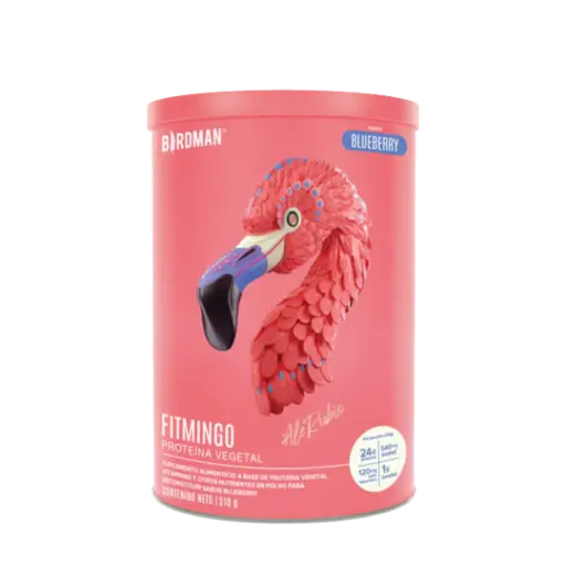 [7503037273360] Birdman Fitmingo Proteina Blueberry 510gr - 15 Servicios